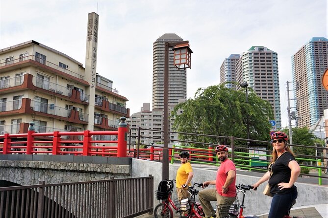 3h Tokyo E-Bike Tour: Hidden Gems, and Local Life with guide - Ryogoku sumo area and Nihonbashi Bridge: where Tokyo’s distances begin