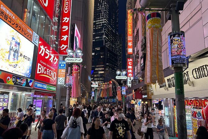4 Hours Shibuya - Shinjuku Night Tour - Shibuya Nonbei Yokocho: Lantern-Lit Izakaya Alley Time