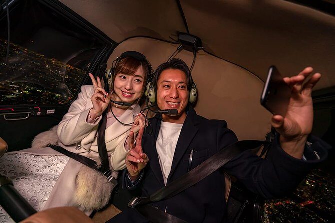 【50 mins】 City lights HelicopterTour: Tokyo and Yokohama plan - Tokyo Tower and Shinjuku: where the light density turns into a show
