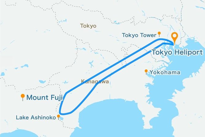 75-Min Mt. Fuji Half Day Private Helicopter Tour - How the ride is set up: Tokyo Heliport to a fast view of Japan from above