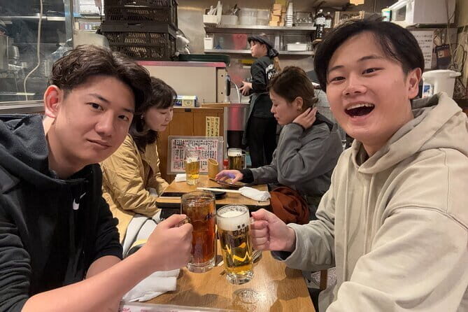 All-You-Can-Drink Bar Hopping Tour in Ueno - Included food and photos: what you really get for the full price