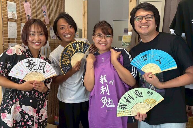 Asakusa:Japanese Calligraphy & Make your original folding fan! - Wa-PEN meeting point: how the session usually kicks off