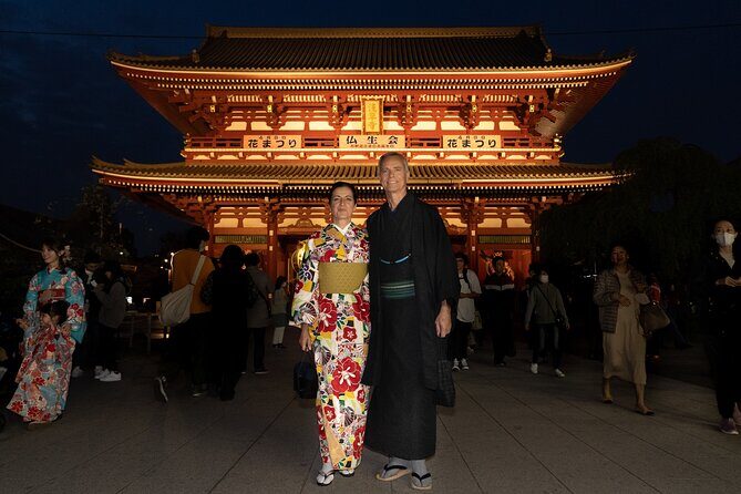 Asakusa Personal Video & Photo with Kimono - Photo Data Gift and Personalized End Rolls