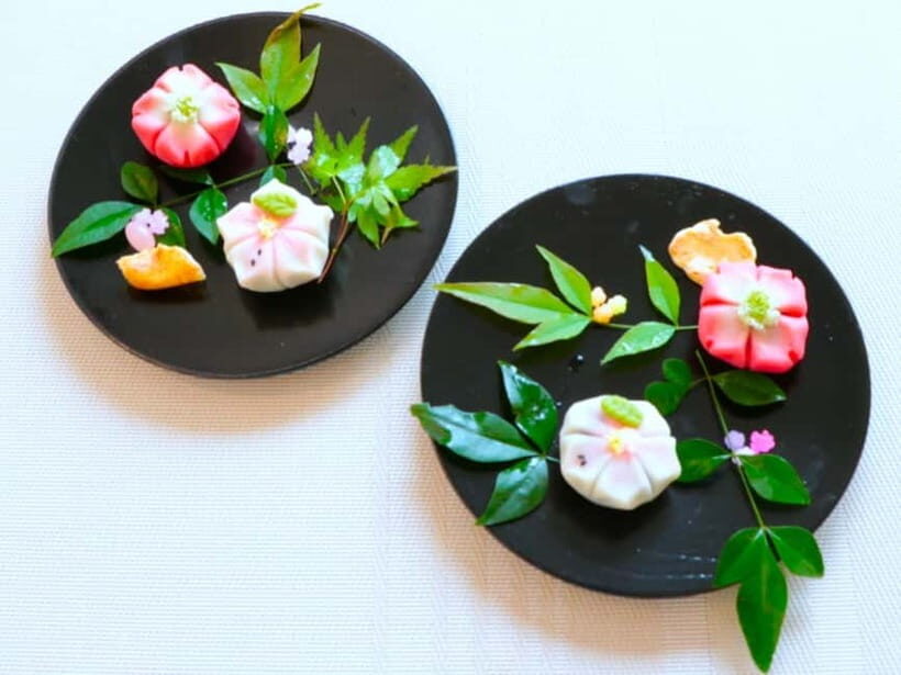 At an Antique Shop, Tea Ceremony and Japanese Sweets Forming - The Tea Room Setup: Sitting, Not Scrambling