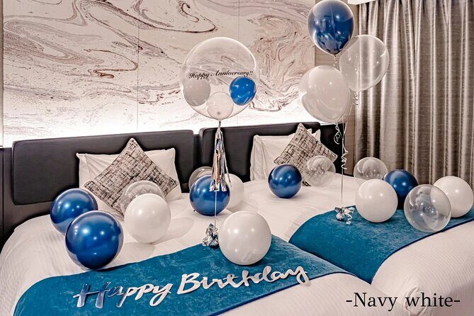 Birthday celebration surprise with balloon decoration! - Meeting Point in Shinbashi (and the Pick-Up Option)