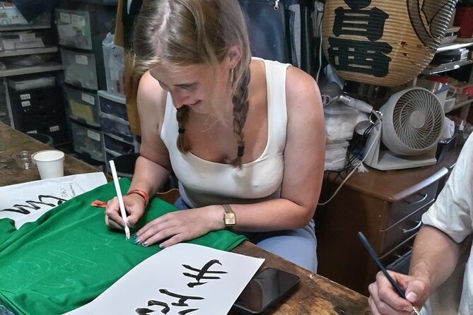 Calligraphy on T-shirt or lantern near Skytree Tokyo - Key Highlights You’ll Actually Use