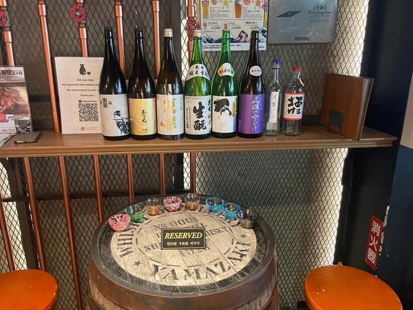 Casual Japanese sake tasting and snack experience, Kabukicho - Key things I’d book this for