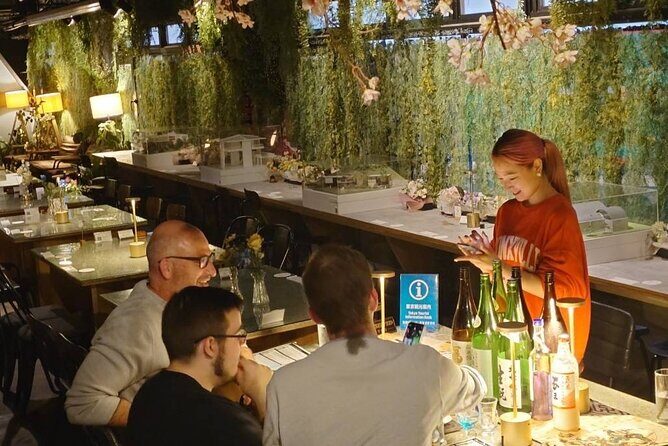 Cherry blossom & Japanese Sake Tasting in Shinjuku - Starting with lower-alcohol sake around 15–16% for an easy on-ramp