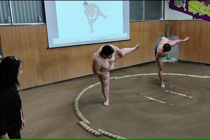 Complete Sumo Experience in Tokyo - Challenging wrestlers: participation with real attitude (and humor)