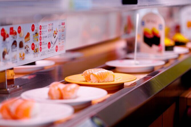 Conveyor Belt Sushi & Bar Hopping in Ebisu & Nakameguro - Then the fun part: conveyor-belt sushi in Nakameguro