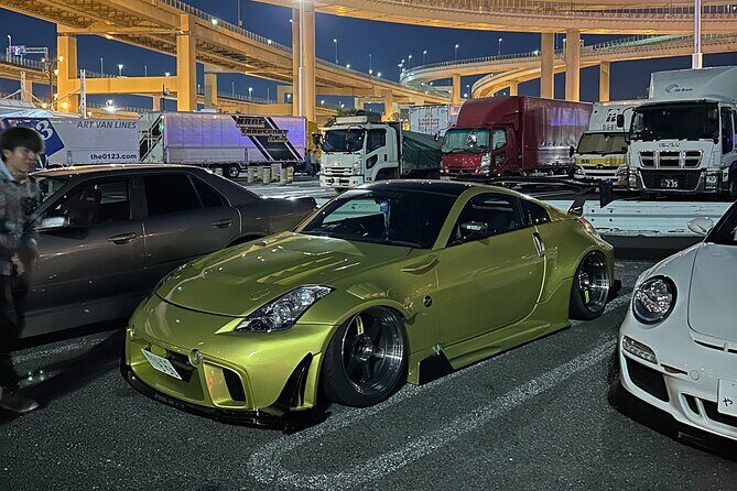 Daikoku JDM car meet experience in a GTR-R35 - Stop 2: Daikoku Parking Area car meet energy (1 hour)