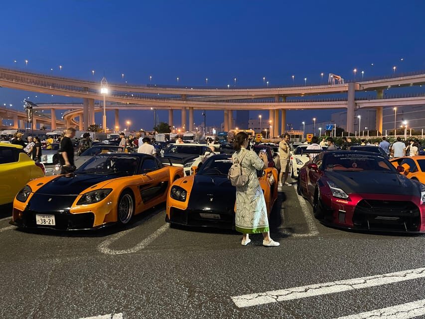 Daikoku Parking Area : JDM car meet tour by a local Japanese - Meet at Ōba near MOS BURGER and don’t be late