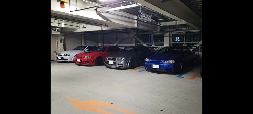 DaikokuPA:A private Daikoku tour in a customised R34! - Key things you’ll notice on this R34 Daikoku tour