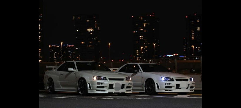 DaikokuPA:A private Daikoku tour in a customised R34! - Daikoku PA: your one-hour taste of the famous car-meet atmosphere