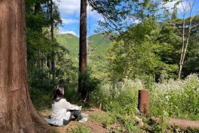 Ecotourism and Woodcraft with a Mountain Artist Near Tokyo - Cutting Your Own Log: The Fun Part (With Real Safety)
