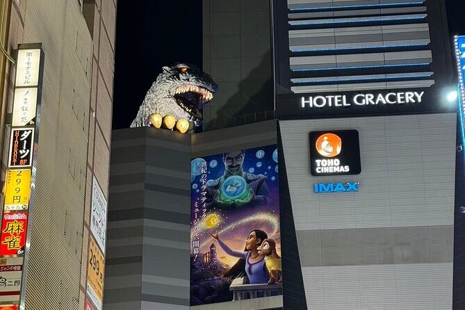 ENJOY-ALL-SHINJUKU《Red Light District Walking》with DEEPest info! - Godzilla Road and Head: pop culture as a wayfinding tool