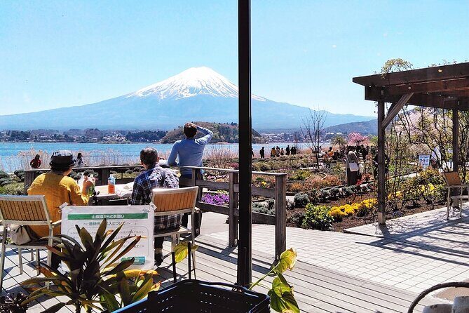 Enjoy Mt. Fuji View and free time shopping at Gotemba Outlets! - Oishi Park on Lake Kawaguchi: fast photos, flowers, and sweet fuel