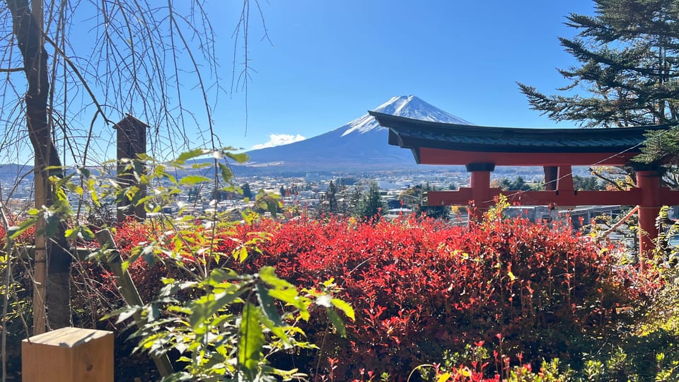 From Tokyo MOUNT FUJI and Lake Kawaguchi-ku Full Day Tour - Oshino Hakkai ponds: snacks, tradition, and clear water