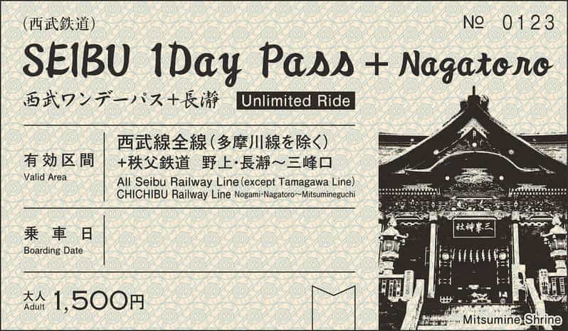 From Tokyo: Seibu Railway 1 Day Pass and Nagatoro - The rail plan that makes this pass feel effortless