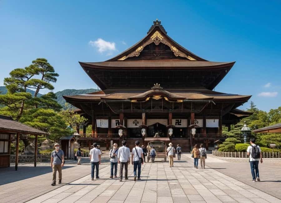 From Tokyo: Snow Monkeys and Zenkoji Temple Day Trip - Ojoji Temple gardens: a quieter spiritual pause