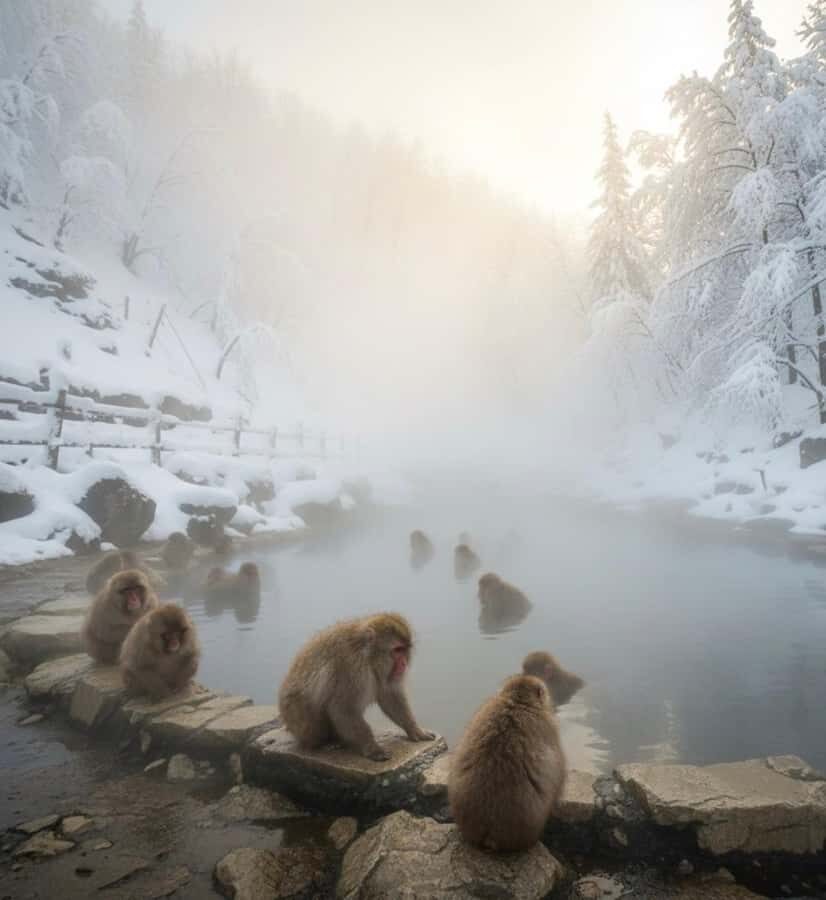 From Tokyo: Snow Monkeys and Zenkoji Temple Day Trip - Snow Monkey Park in Jigokudani Valley: the walk sets the mood
