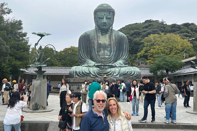 Full Day Kamakura Tour, From/To Tokyo, Yokohama, 2- 12 guests - Kotoku-in and the Great Buddha: the 11.4-meter scale trick