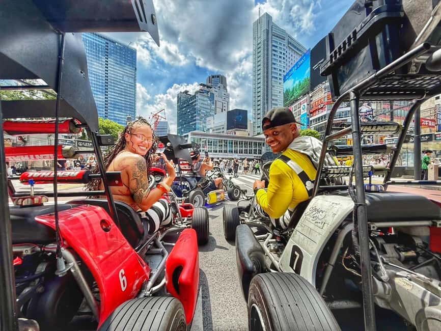Go-kart tour Tokyo tower to Shibuya ( IDP&Passport Required ) - Tour route: Tokyo Tower to Shibuya Crossing, stop by stop