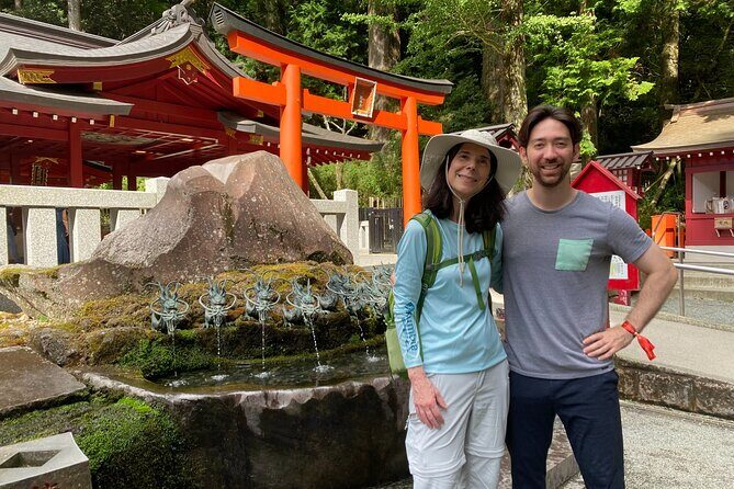 Hakone Private Custom Tour: Mt. Fuji View, Nature & Shrine - Hakone Jinja and Onshi Hakone Park: iconic photos with room to breathe