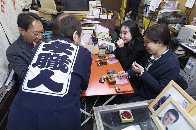 Hand-carved stamps made with craftsmen in Asakusa, Tokyo - What you’ll make: wood type, size, and design limits
