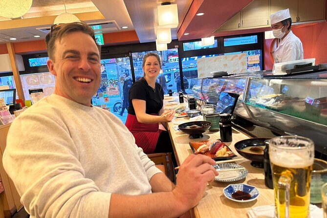 Hidden Bites of Shinjuku A Foodie Walk Tour With A Local Expert - Stop 1 in Golden Gai: narrow alleys, big character