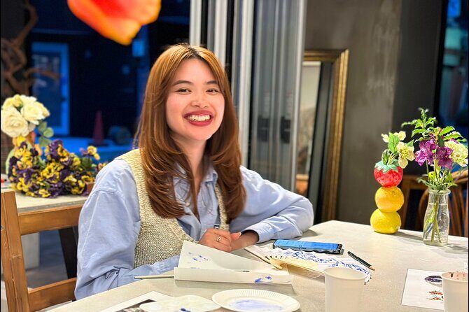 Japanese Fan Painting Workshop ~ in a Tokyo Flower Shop - Price and Value: Is $60 Worth It?