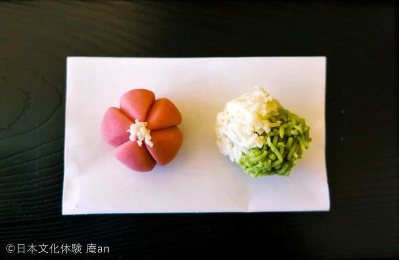 Japanese Traditional Sweets making - How the workshop works step-by-step in 65 minutes