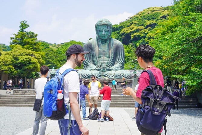Kamakura Heritage Bike or Walk Tour with ex-Rickshaw guide - Hasedera Temple: gardens, coastline views, and Kannon at 9.18 meters