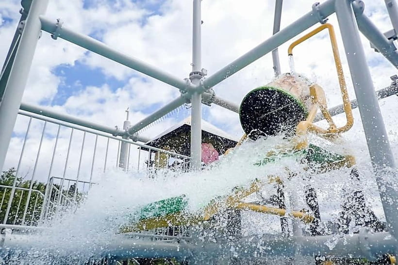 Kowakien Yunessun Hot Springs Entry Ticket - Family Time: BOXAPPY Jungle Gym and Splish-Splash Play