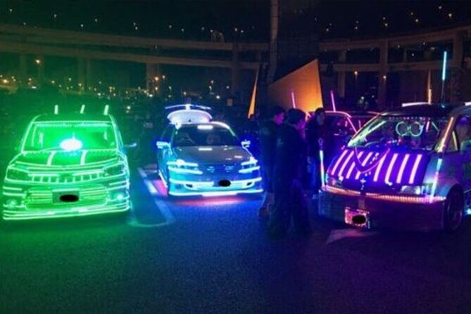 Luxury Tokyo Night Drive – Porsche Panamera, Daikoku PA & Bay - Daikoku Parking Area: where JDM turns into a nightly auto show