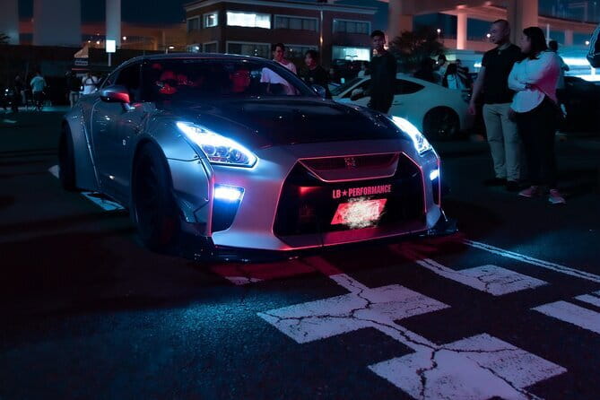 Membership Car Club GTR35 LibertyWalk Daikoku car meet photoshoot - The Liberty Walk GTR35 ride: adrenaline, but plan for shared seating