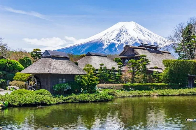 Mt Fuji Top 5 Spots Day Tour: Arakurayama Park,Oshino Hakkai - Oishi Park and Seasonal Color Routes for Fuji (Lavender to Red Kocha)