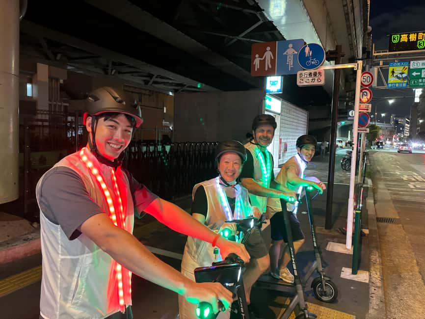 Night E-Scooter Ride to Tokyo Tower - No License Needed - Cruising Minato City: The Short Rides That Keep It Fun