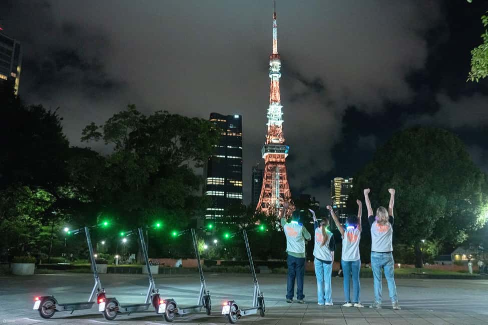 Night E-Scooter Ride to Tokyo Tower - No License Needed - Timing and Route Sense: How This 2-Hour Plan Fits a Tokyo Evening
