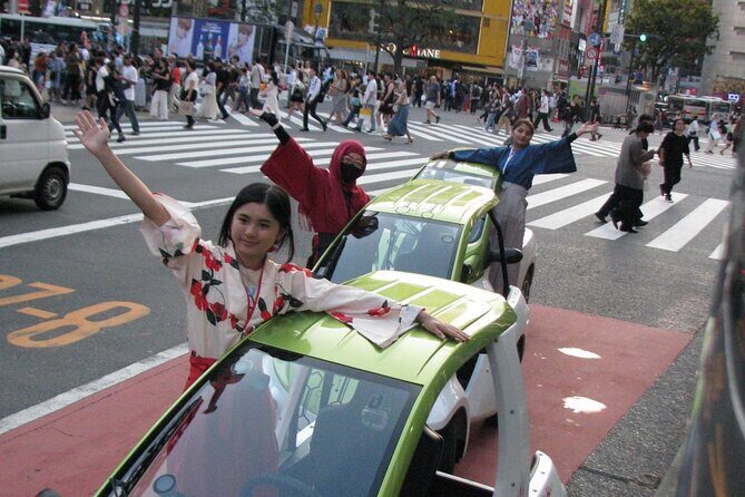 Official Tokyo Shibuya : KIMONO Dressed EV-Go Kart Activity Tour - Stop-by-stop Tokyo: from Shinjuku landmarks to Asakusa vibes