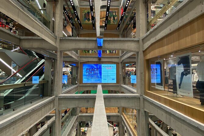 Private Ginza Architecture Walking Tour - Nicolas G. Hayek Center: Modern Design in the Ginza Mix