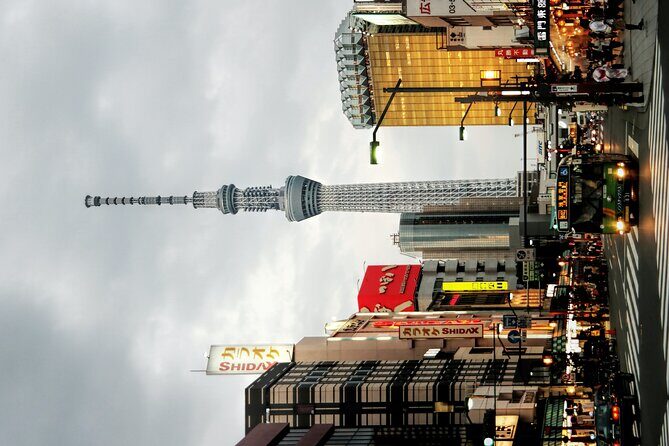 Private Tokyo Day-Tour by Car with English Speaking Guide. - Sumida Park to Tokyo Skytree: river calm, then big-city scale