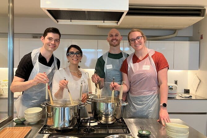 Ramen Making from Scratch – Tokyo Ultimate Cooking Class - What you make: thick noodles, garlic-infused soup, and chashu pork