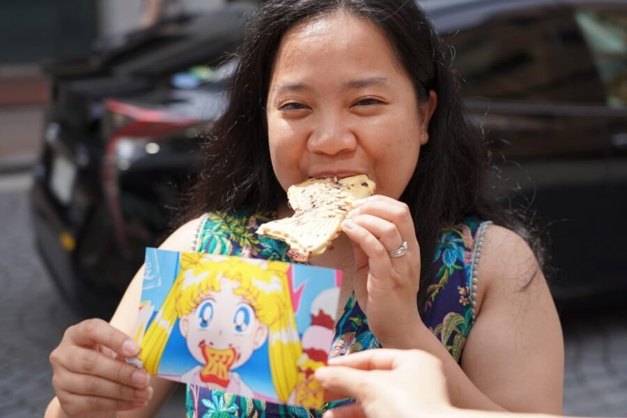 Sailor Moon Tour in Azabujuban, Tokyo - The taiyaki snack moment and why it’s more than just a photo prop