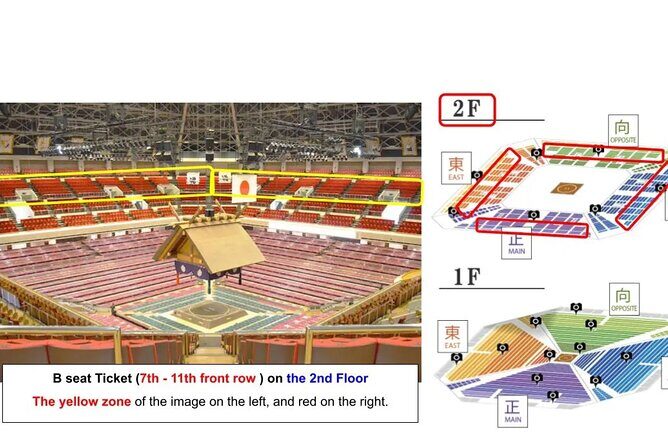 Seat B Ticket Tokyo Sumo Wrestling Tournament in Ryogoku - Your Seat B ticket at Ryogoku Kokugikan: what to expect