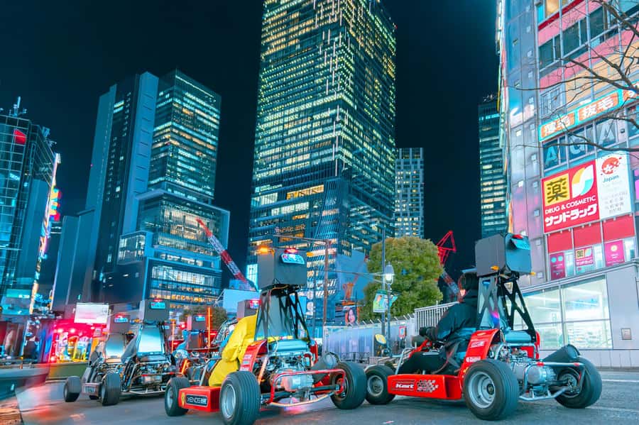 Shibuya Go Karting Tour with Funny Costume - Shibuya Scramble from the driver’s seat, not the sidewalk