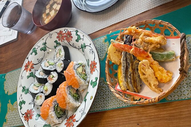 Small Group Sushi roll and Tempura Cooking Class in Nakano - Eating together: Itadakimasu and the taste lesson