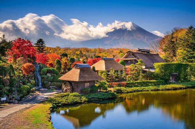 Small Group Tour Mount Fuji and Lake Kawaguchi from Tokyo - Oishi Park at Lake Kawaguchi: calm views and good Fuji timing