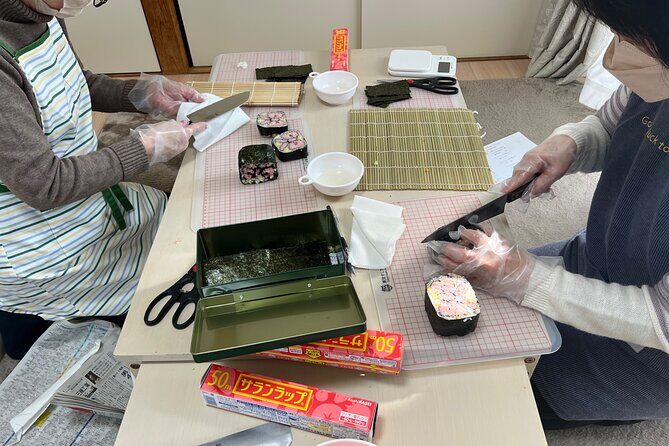 Special sushi rolls only available in Japan Making Experience - Take-home sushi and the included coffee, tea, and snacks