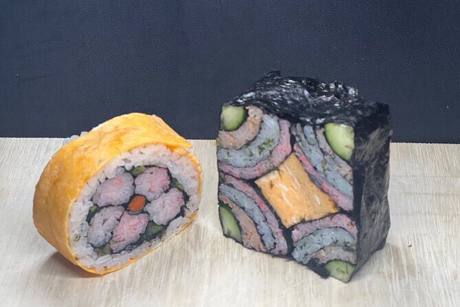 Special sushi rolls only available in Japan Making Experience - Getting there: Shinkashiwa meetup, with Asakusa/Skytree options